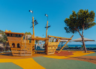 Peter Pan has landed at Petite Plage